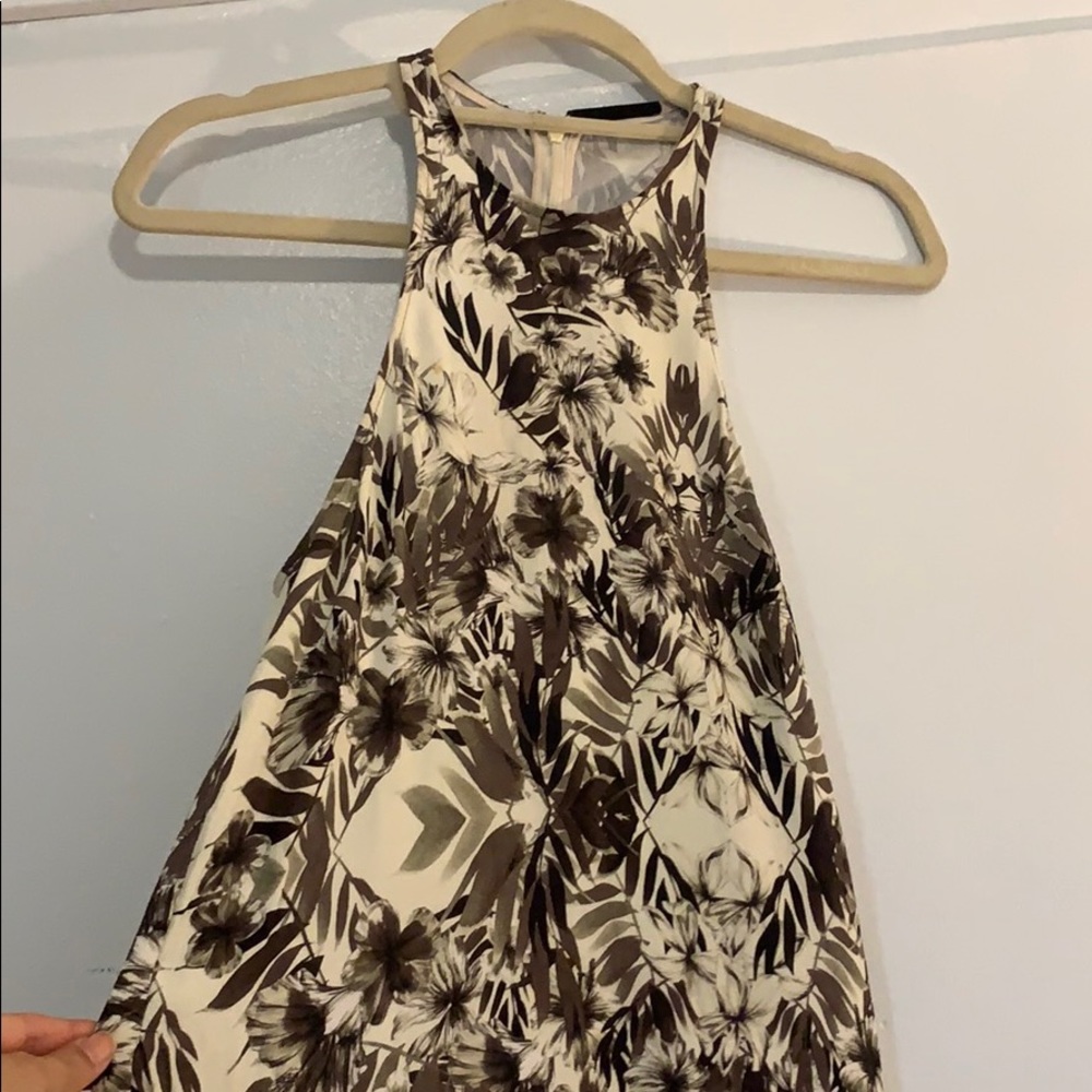 Racerback mini dress